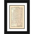 thumbnail image 1 of Alden 10x14 Black Ornate Wood Framed with Double Matting Museum Art Print Titled - Mississippi - Alden 1886, 1 of 4