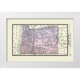 thumbnail image 1 of Alden 32x22 White Modern Wood Framed Museum Art Print Titled - Oregon - Alden 1886, 1 of 4