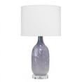 thumbnail image 1 of Alden Décor Allenbury Glass Table Lamp, Lavender, 1 of 4