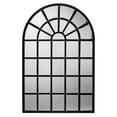 thumbnail image 1 of Alden Décor Harriet Iron Arch Mirror - Black, 1 of 3