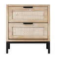 thumbnail image 1 of Alden Décor Ian 2 Drawer Side Table, 1 of 5