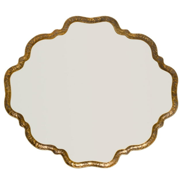 Alden Décor Kayla Metal Mirror - Antique Gold