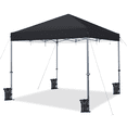 thumbnail image 1 of Alden Design 12x12FT Pop-up Canopy Lock with One Push for Outdoor, Black, 1 of 9