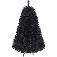 thumbnail image 1 of Alden Design 4.5FT Hinged Fir Artificial Christmas Tree with Foldable Stand, Black, 1 of 8