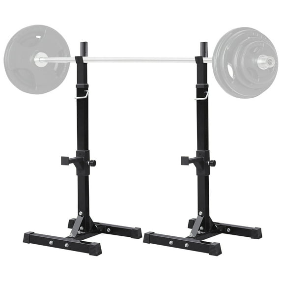 Alden Design 44"-70" Adjustable Squat Rack Portable Dumbbell Racks Barbell Free Press Stands