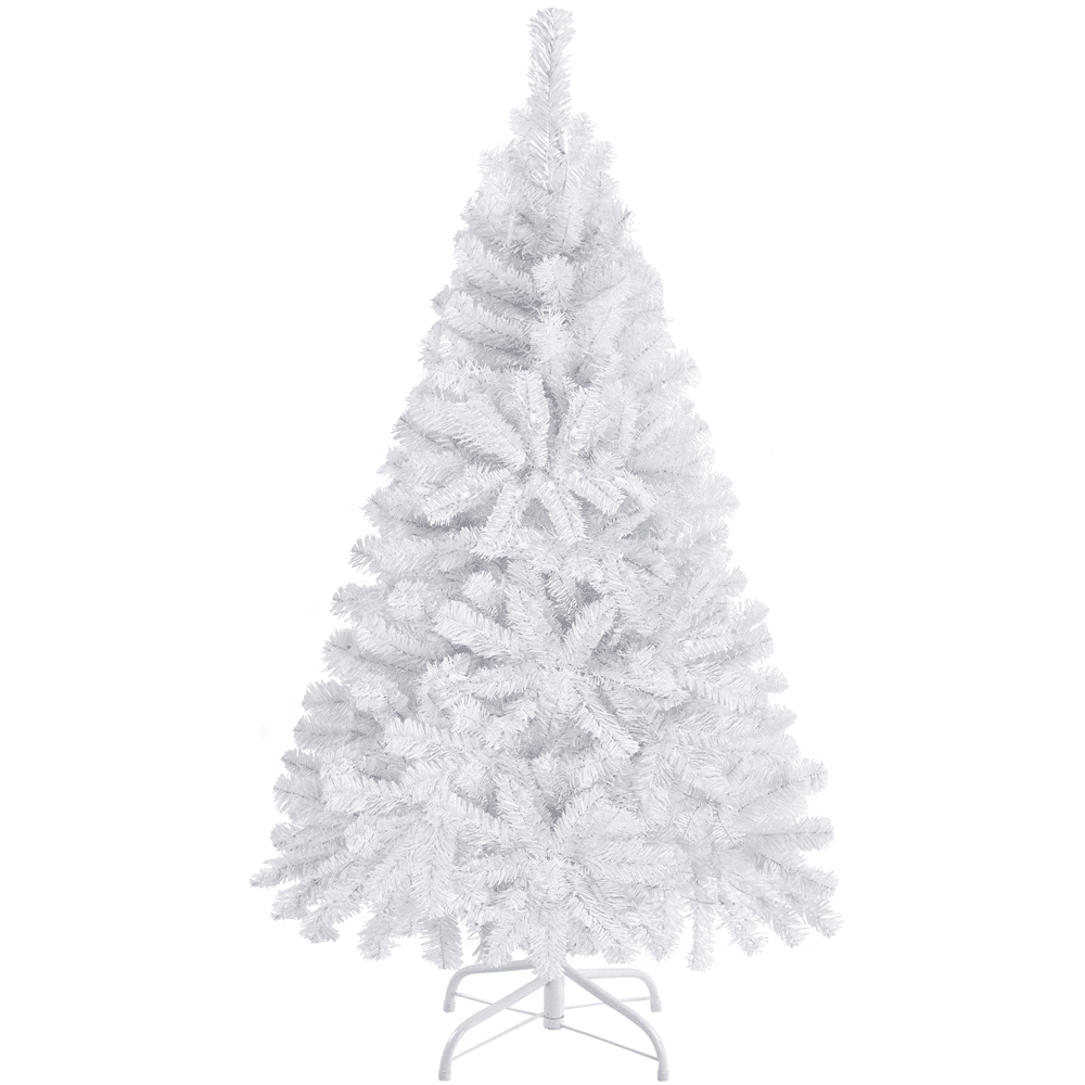 Alden Design 4ft Pre-lit Artificial Christmas Tree with 70 Incandescent Lights, White