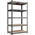 thumbnail image 1 of Alden Design 5-Shelf Boltless & Adjustable Steel Storage Shelf Unit, Dark Gray, 1 of 12