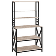thumbnail image 1 of Alden Design 6 Tier Industrial Baker’s Rack with Adjustable Feet, Gray, 1 of 10