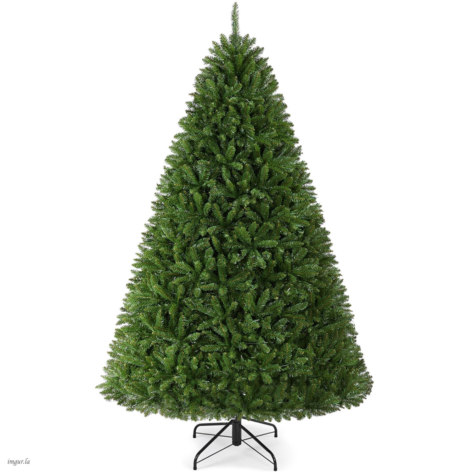 Alden Design 6FT Ultra-Thick Artificial Christmas Tree with Foldable Stand and 1614 Tips,Green
