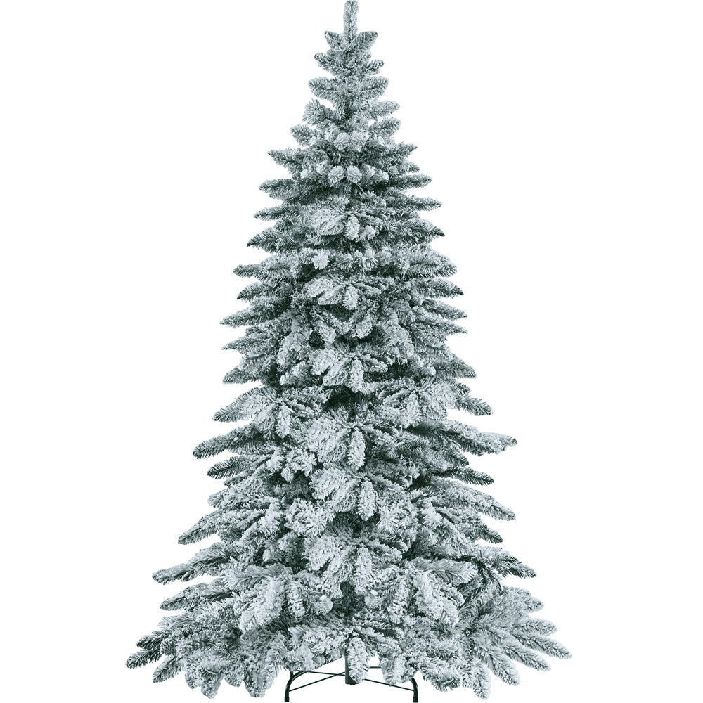Alden Design 6Ft Pre-Lit Artificial Christmas Tree with 400 Warm LED Lights, Green