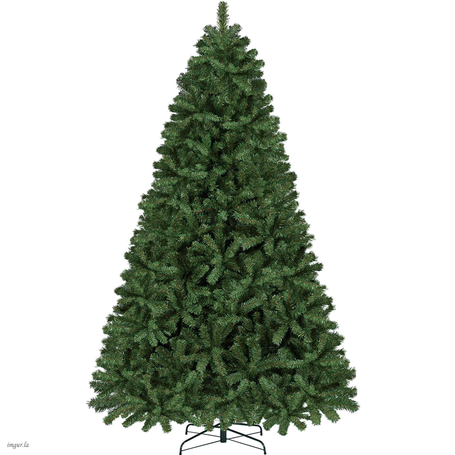 Alden Design 7.5FT Artificial Christmas Tree Hinged Xmas Tree with Foldable Stand,Green