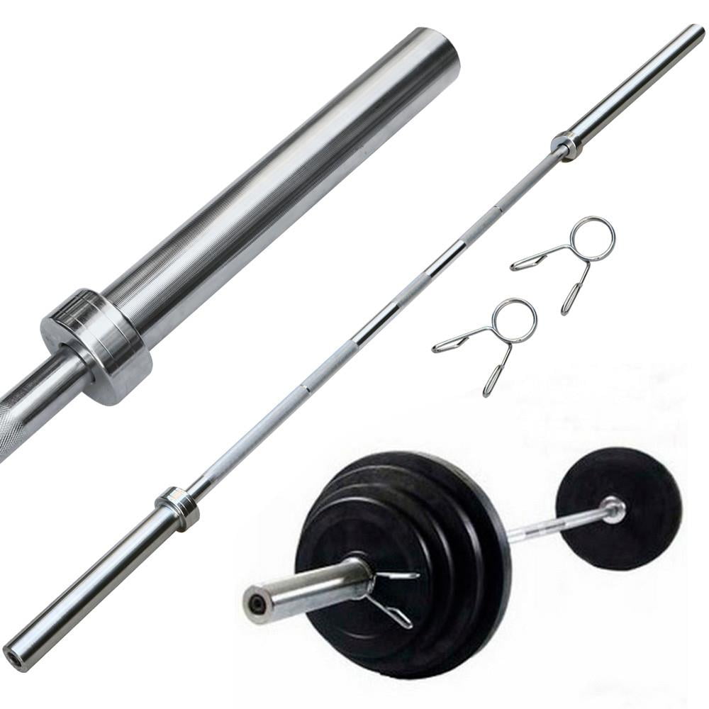 Alden 7 Ft. Olympic Barbell Bar - 150 kg Weight Capacity - Walmart.com