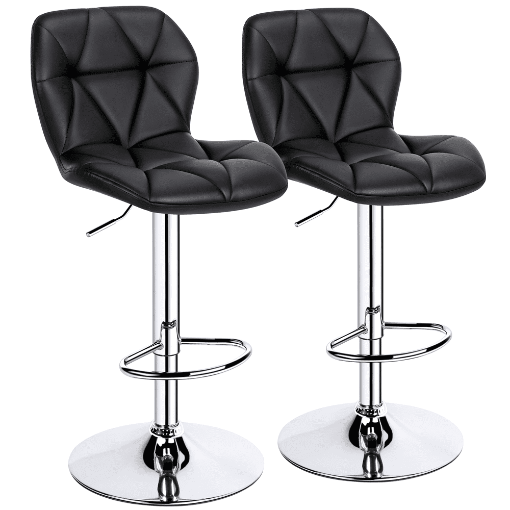 Designer leather bar discount stools