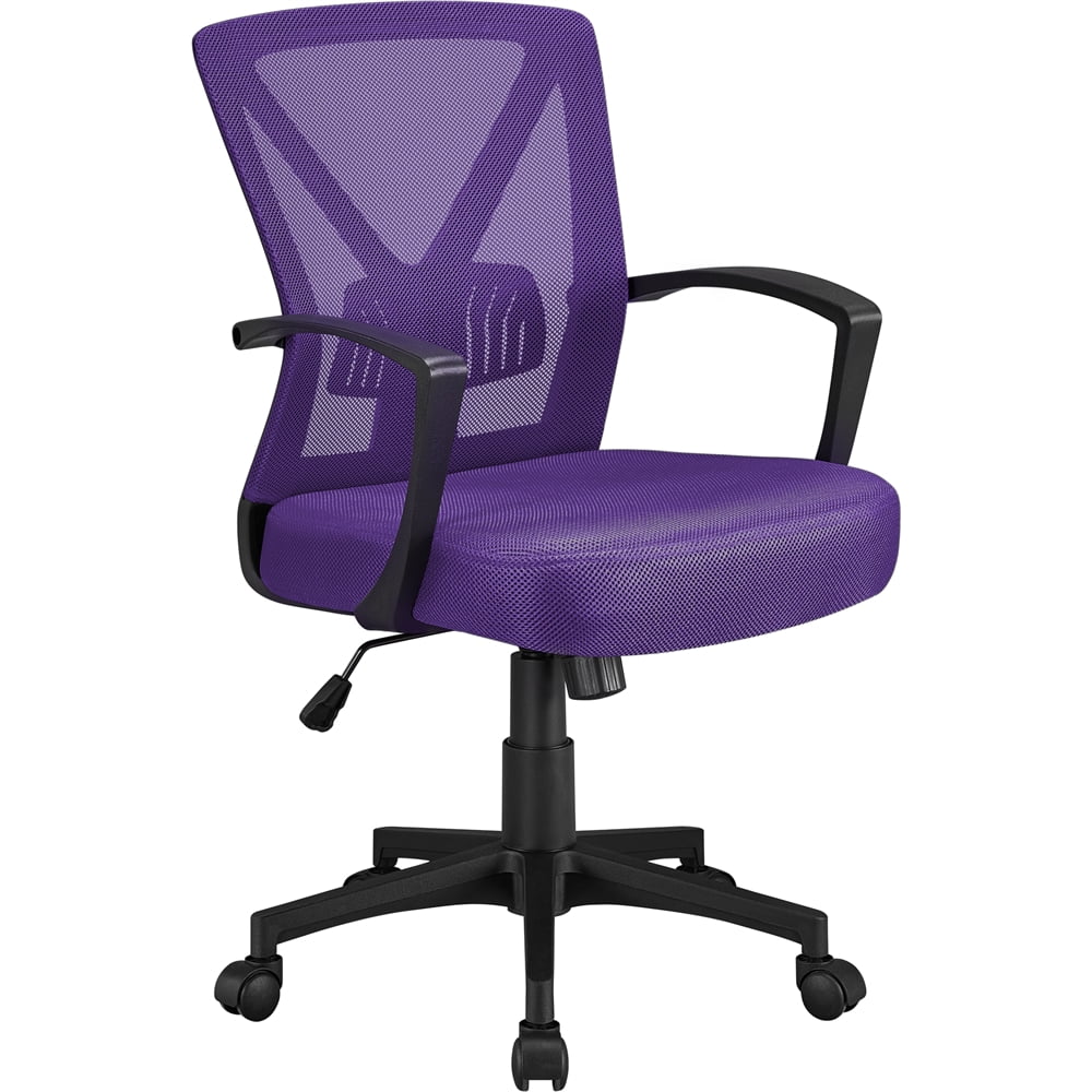 Alden Design Adjustable Mesh Office Chair Mid Back Desk