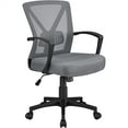 thumbnail image 1 of Alden Design Adjustable Mesh Office Chair Mid Back Executive Chair with Wheels, Dark Gray, 1 of 11