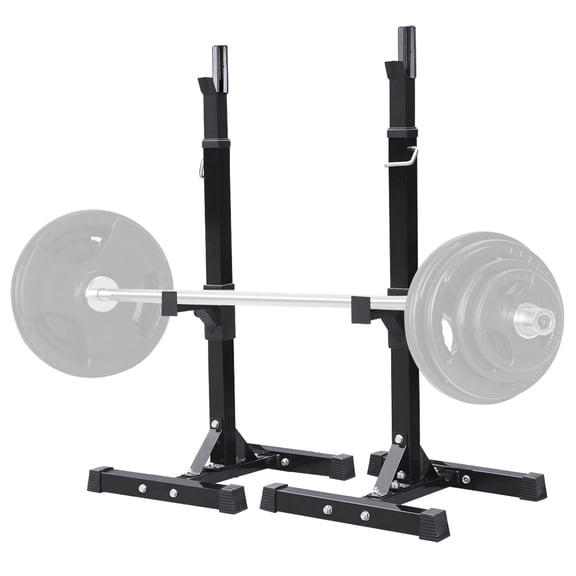 Alden Design Adjustable Squat and Barbell Weight Rack