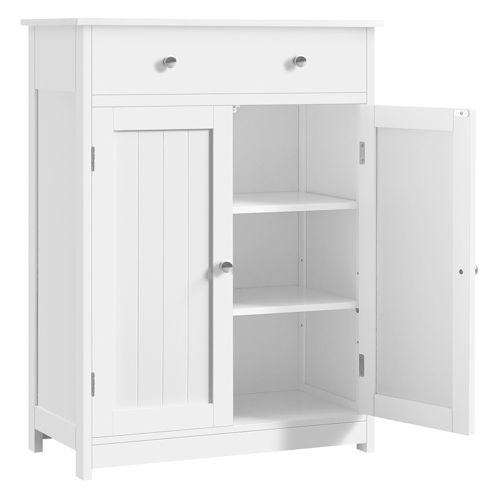 Alden Design Classic Floor Storage Cabinet for Bathroom/Entryway Storage