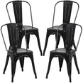 thumbnail image 1 of Alden Design Dining Chair, Set of 4, Black, 1 of 10