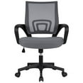 thumbnail image 1 of Alden Design Ergonomic Swivel Adjustable Mid Back Mesh Office Chair with Armrests, Dark Gray, 1 of 9