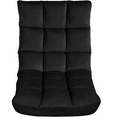 thumbnail image 1 of Alden Design Floor Folding Gaming Chair Lazy Sleeper Recliner with 14 Adjustable Positions, Black, 1 of 11