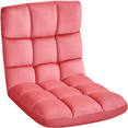 thumbnail image 1 of Alden Design Floor Folding Gaming Sofa Chair with 14 Adjustable Positions, Pink, 1 of 10