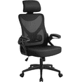 thumbnail image 1 of Alden Design High Back Ergonomic Mesh Office Chair with Adjustable Padded Headrest, Black, 1 of 8