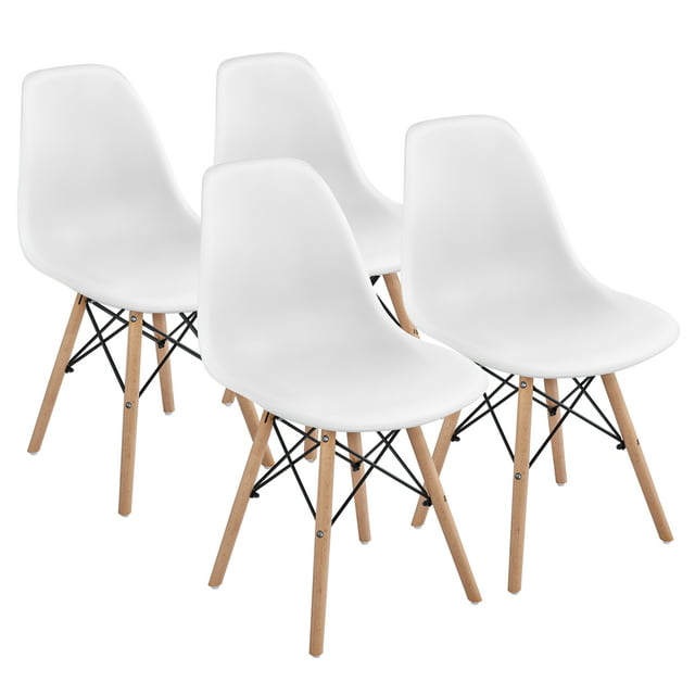 Alden Design Modern Dining Chairs, Set of 4, Multiple Colors