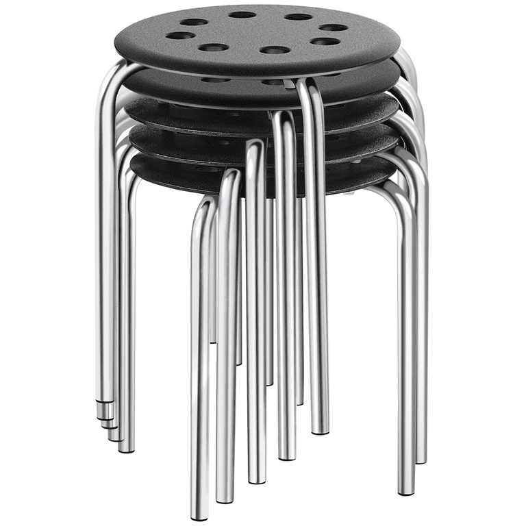 Free Shipping! Alden Design Stackable Plastic Stools with 8 Holes