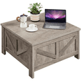 thumbnail image 1 of Alden Design Storage Medium Density Fiberboard Coffee Table, Gray, 1 of 11