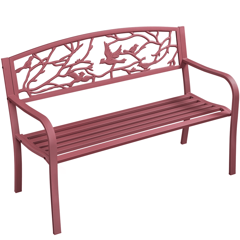 Patio Loveseat YOUQUEEN Outdoor Benches Modern Outdoor Bench,