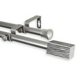 thumbnail image 1 of Alder 13/16" Double Curtain Rod-Color:Satin Nickel,Size:66-120", 1 of 4