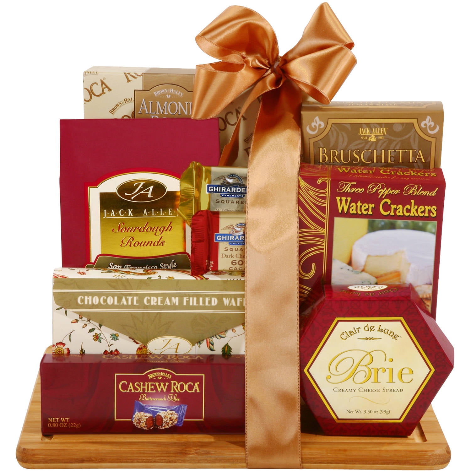 burgundy & gold cutting board gift set - Walmart.com