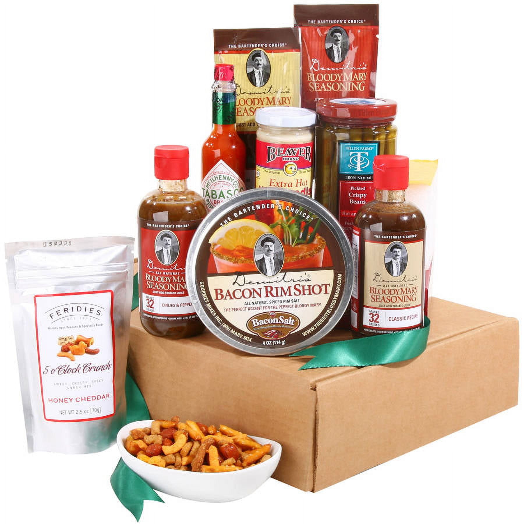 Alder Creek Demitri’s Best Bloody Mary Gift Basket, 9 pc