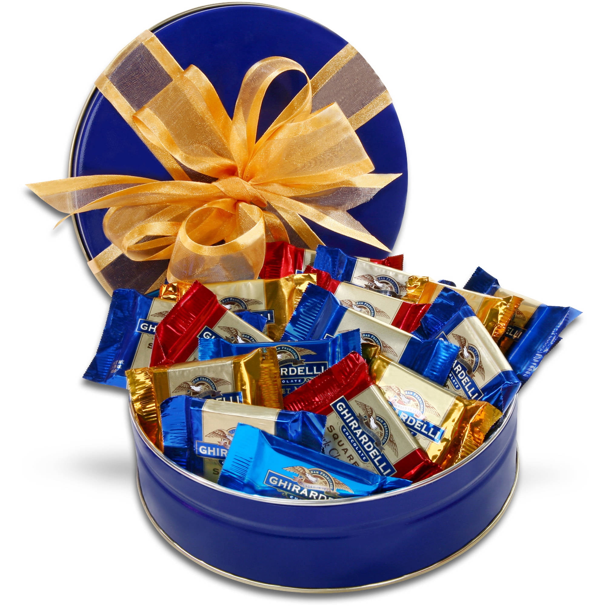 Alder Creek Ghirardelli Tin of Chocolate Squares - Walmart.com