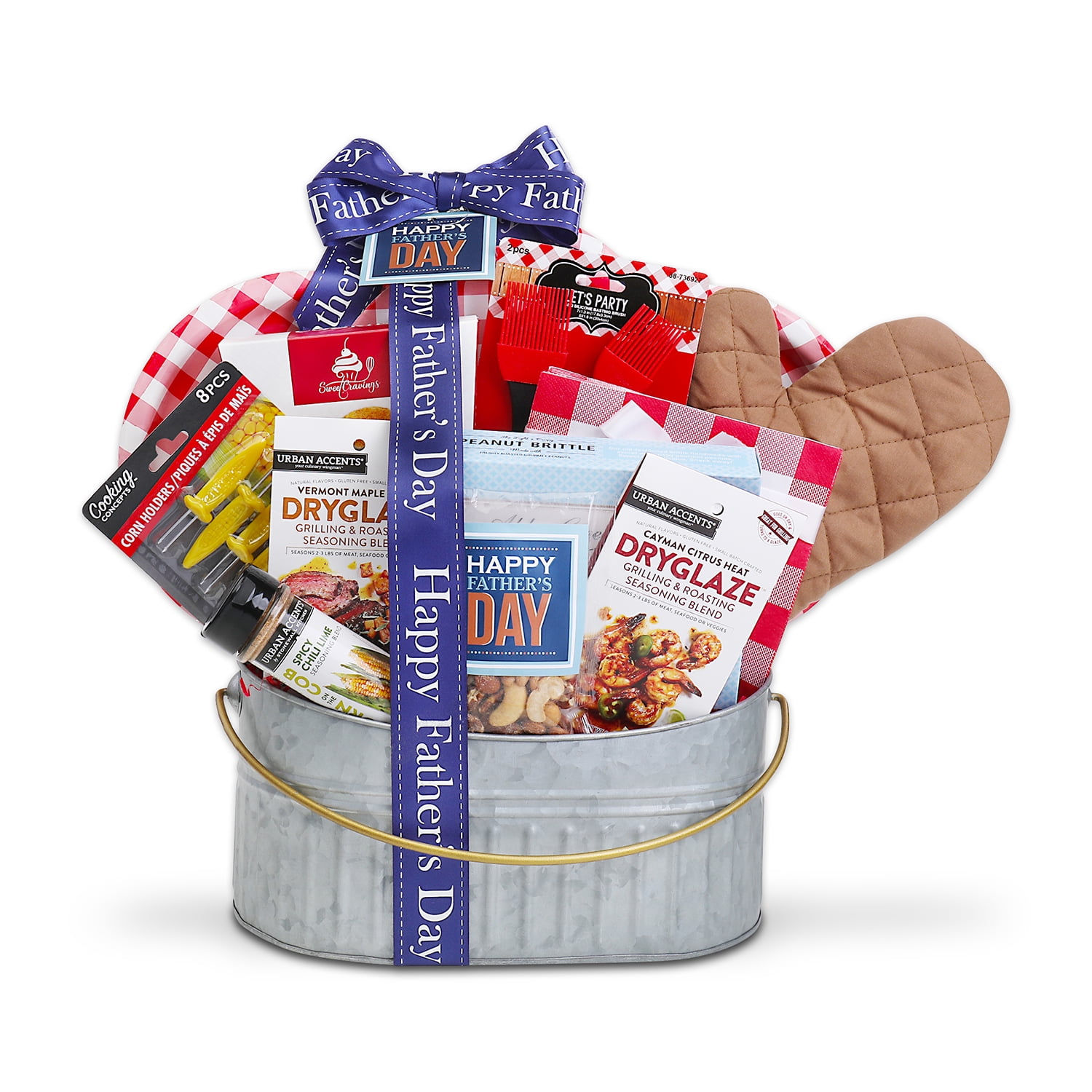 Alder Creek Gift Baskets Father's Day BBQ Gift Basket (10 Items)