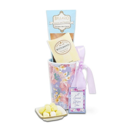 Alder Creek Gift Baskets Beautiful Blooms Latte Gift Mug (3 Items per Gift)