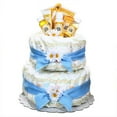 thumbnail image 1 of Alder Creek Gift Baskets Diaper Cake Kit, 40 pc, Male, 1 of 1