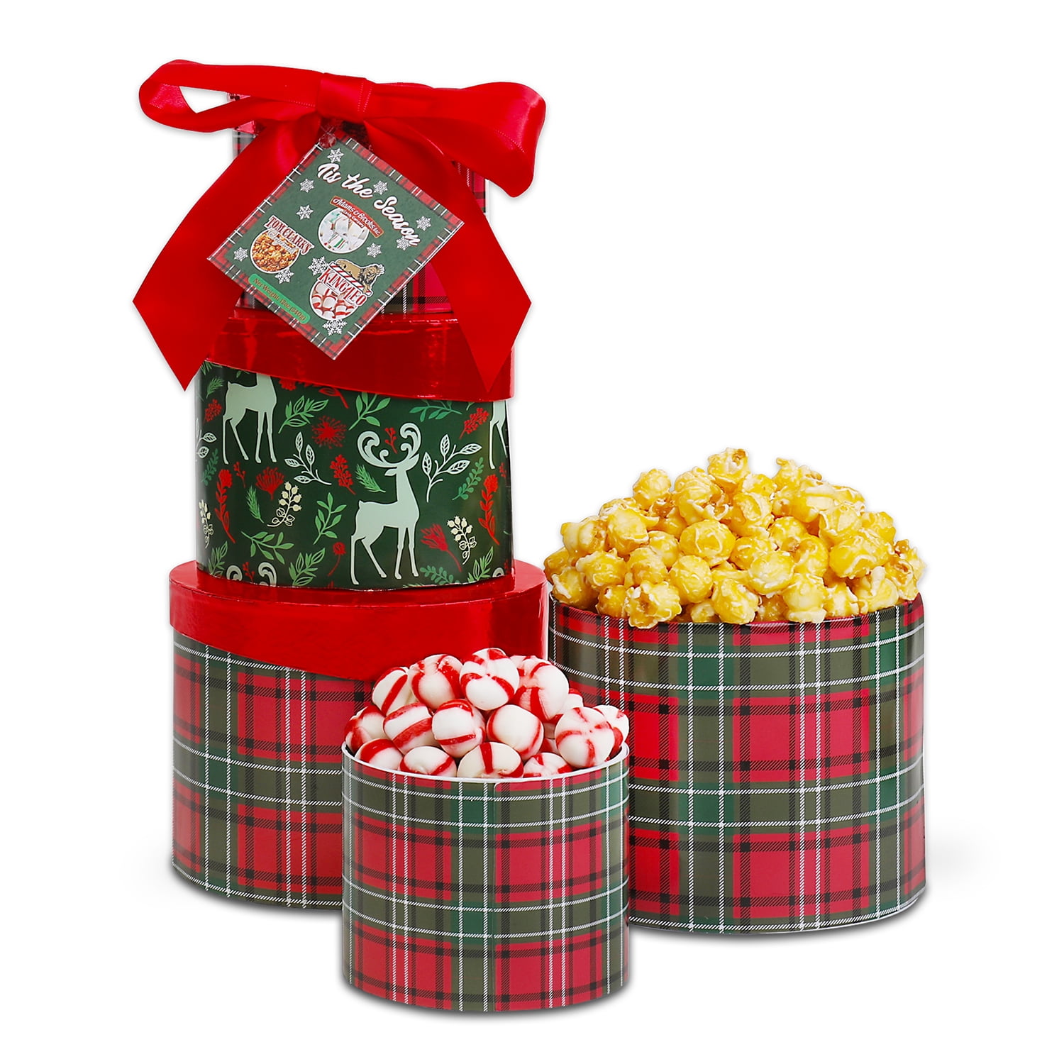 Alder Creek Gift Baskets Good Tidings Gift Tower (4 Items)