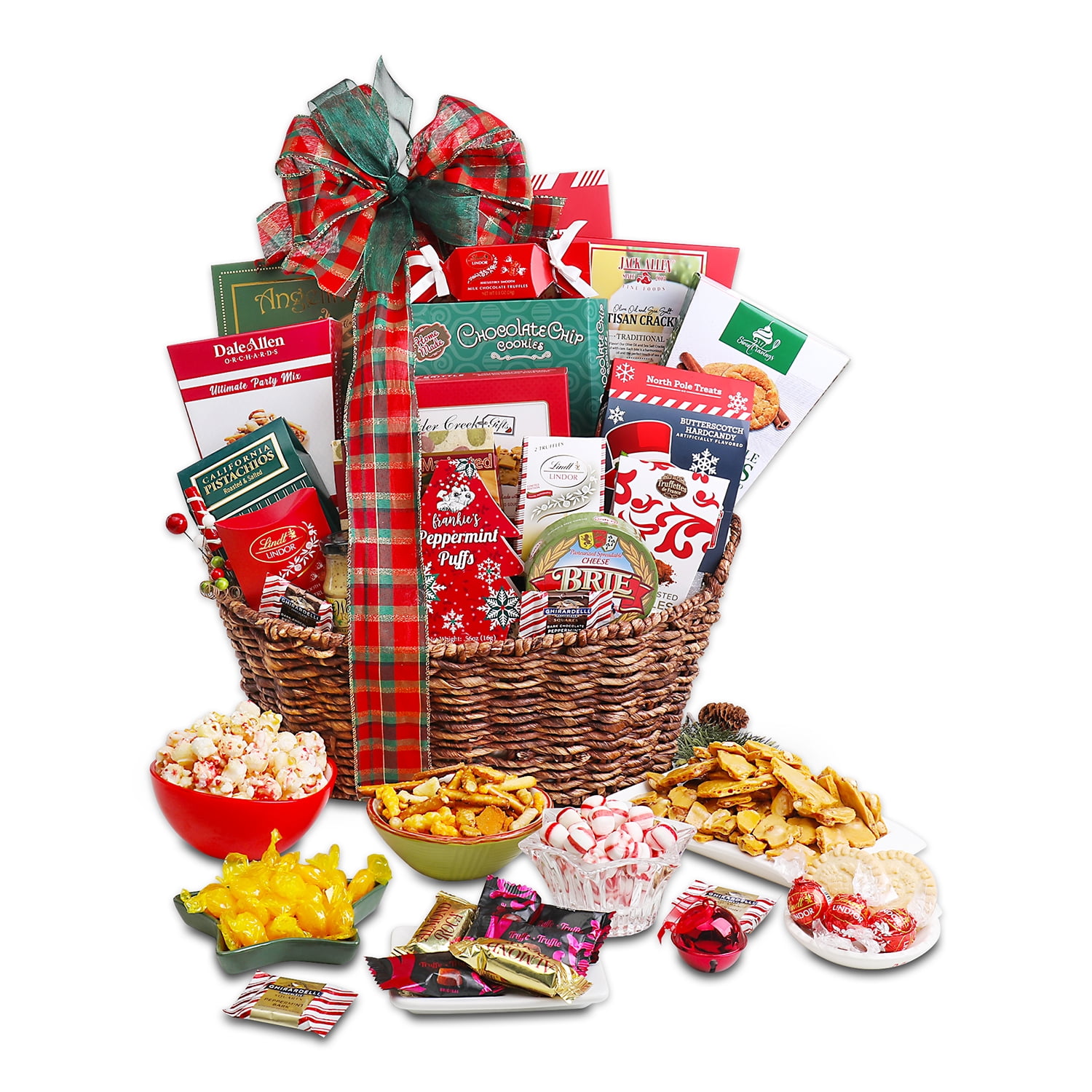 Alder Creek Gift Baskets Gourmet Holiday Greetings (20 Items per Gift ...