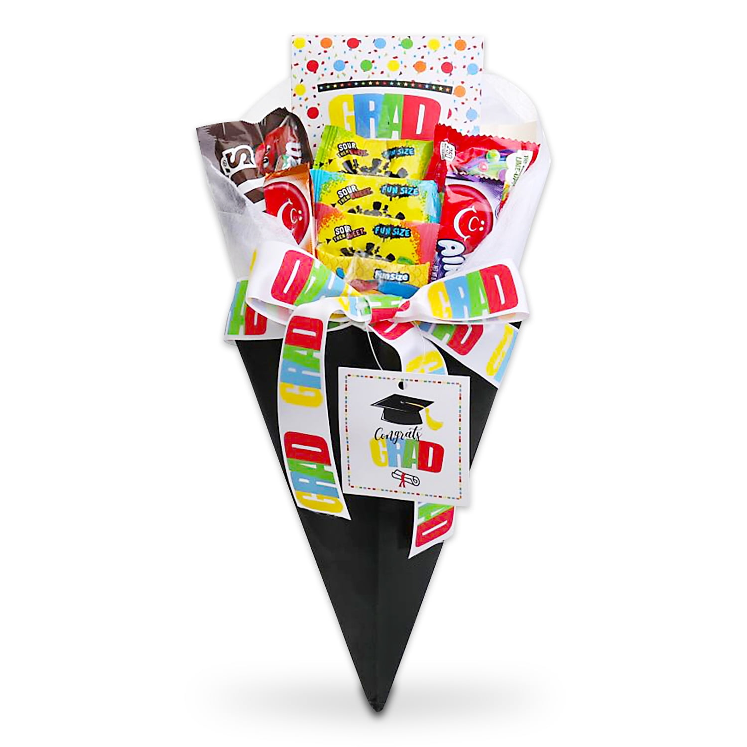 Alder Creek Gift Baskets Graduation Candy Bouquet Gift Set (5 Items)