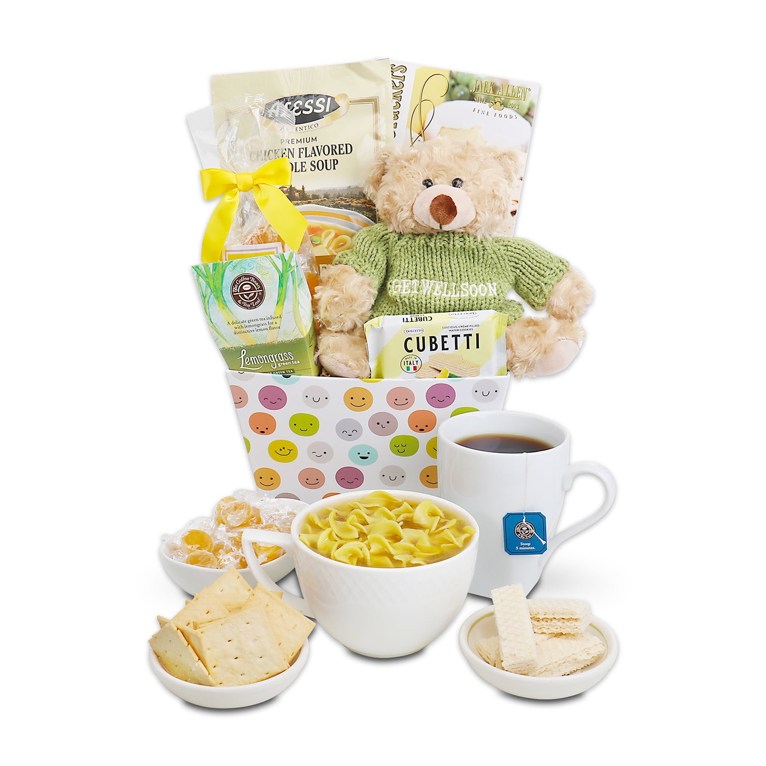 Alder Creek Gift Baskets Hugs & Well Wishes Gift Basket (7 Items ...