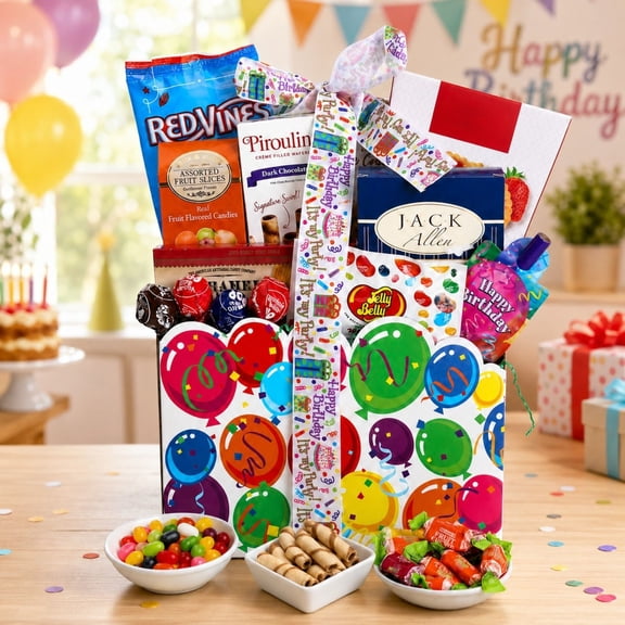 Alder Creek Gift Baskets Lets Celebrate! Birthday Gift Tote (10 Pieces per Gift)