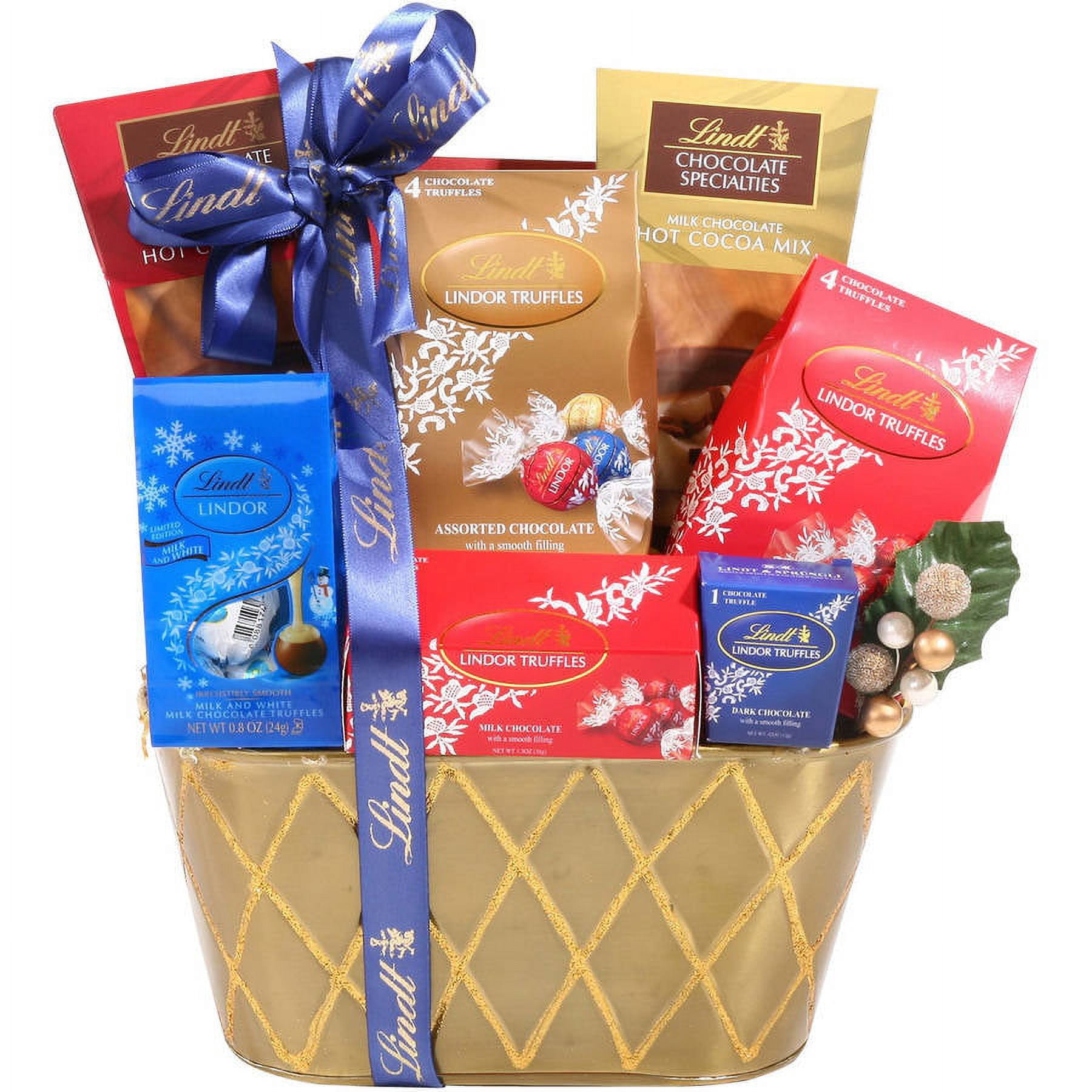 Alder Creek Gift Baskets Lindt Holiday Favorites Gift Basket, 7 pc ...
