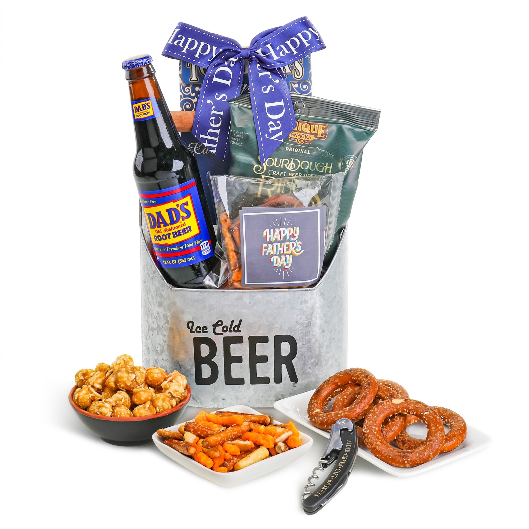 Alder Creek Gift Baskets Sippin’ Summer Snack Gift Basket (5 Items)