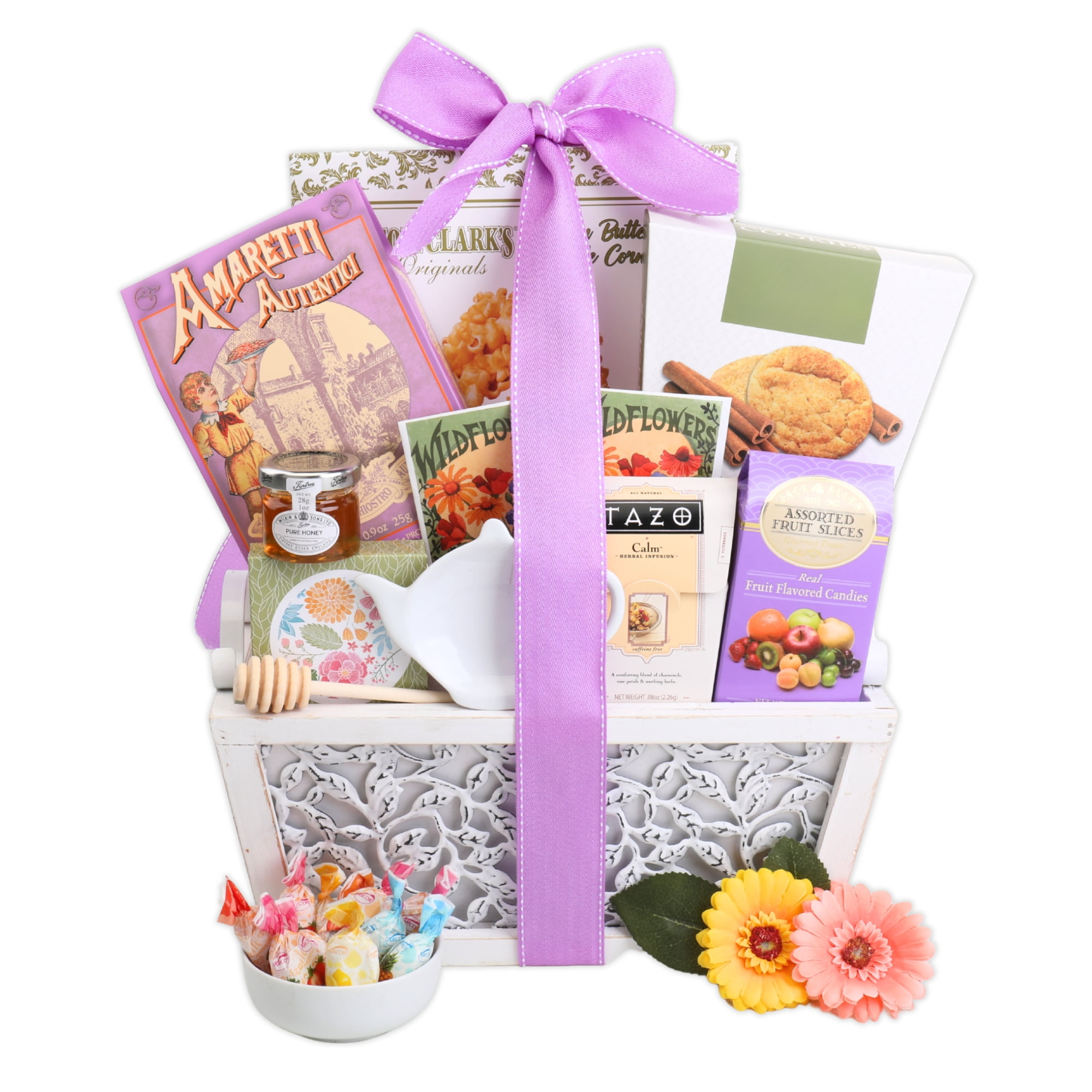 Alder Creek Gift Baskets Steeped in Bliss Gift Basket (10 pieces)