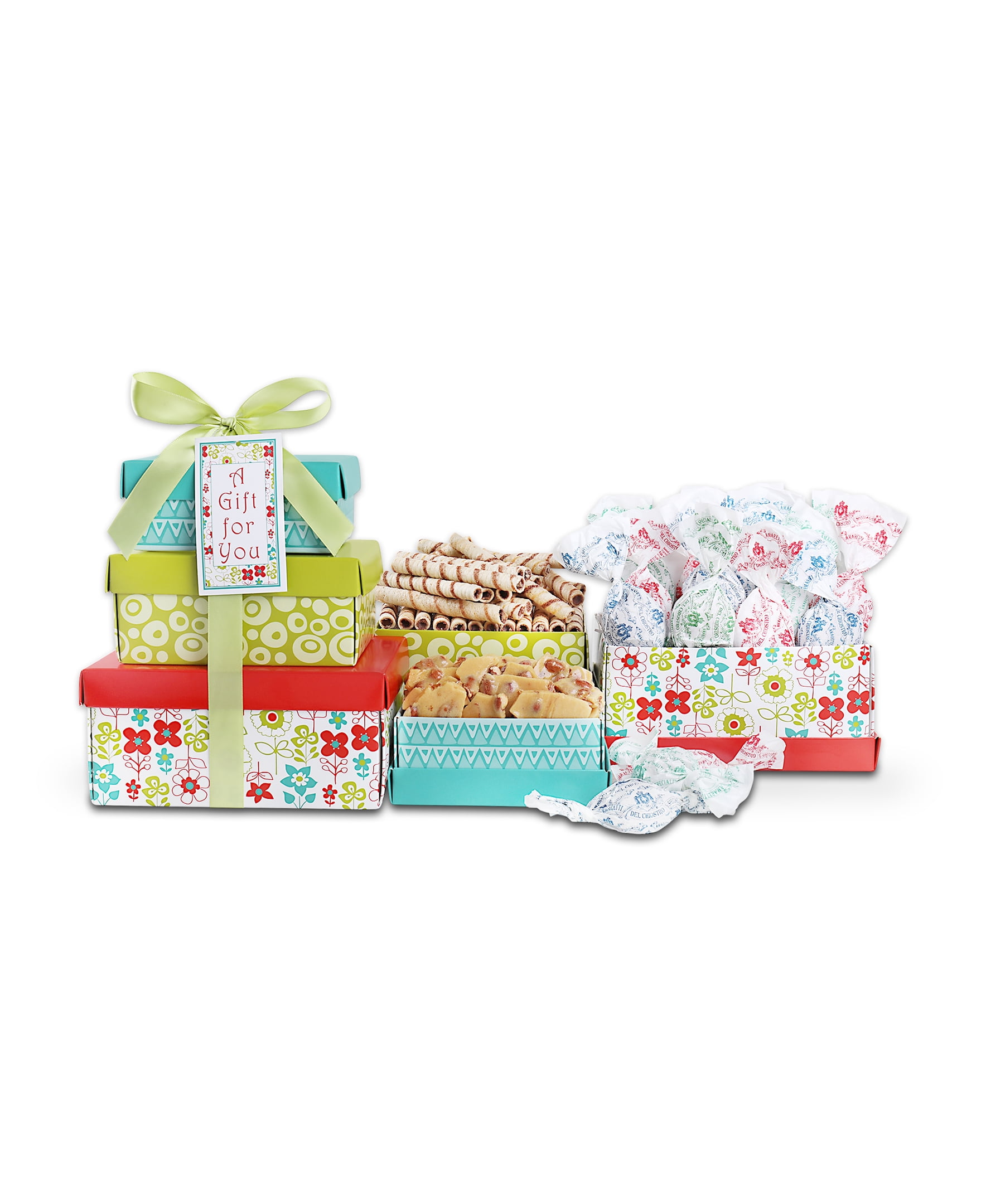 Alder Creek Gift Baskets Sunshine Treats Gift Tower (3 items)