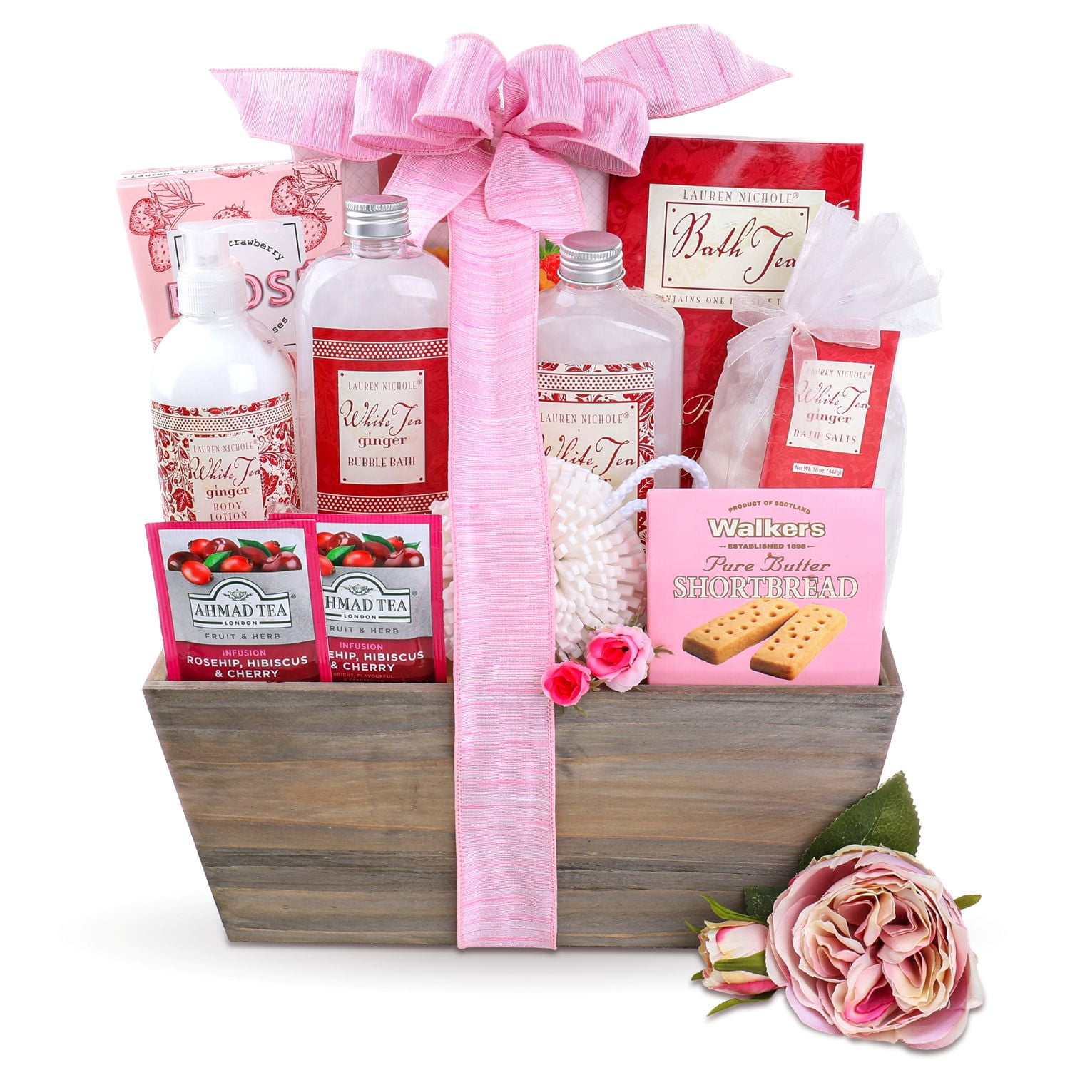 Alder Creek Gift Baskets Tea & Tranquility Spa Gift Basket (11 Pieces)