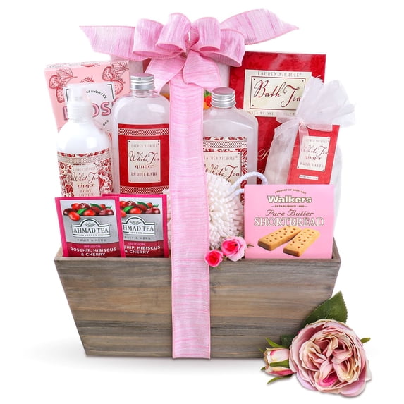 Alder Creek Gift Baskets Tea & Tranquility Spa Gift Basket (11 Pieces)