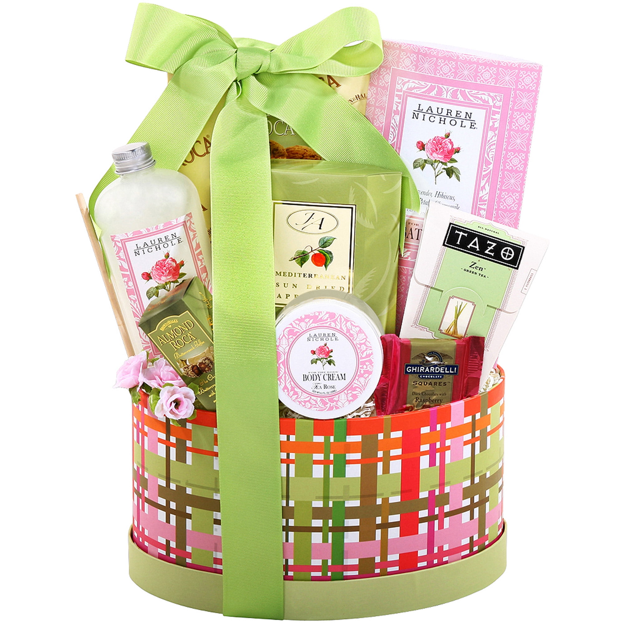 Alder Creek Gift Baskets Tea & Treats Oval Box, 8 pc - Walmart.com