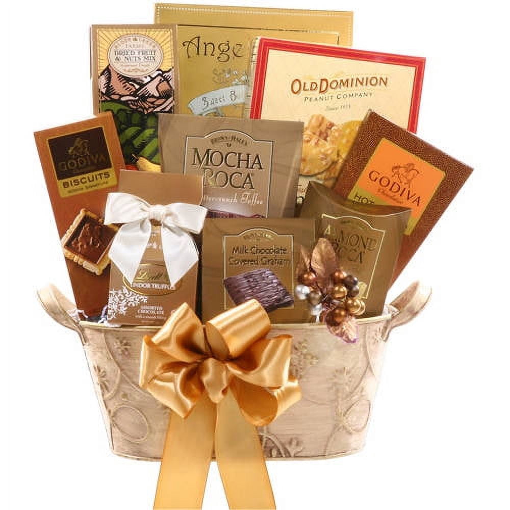 Alder Creek Golden Decadence Gift Basket - Walmart.com
